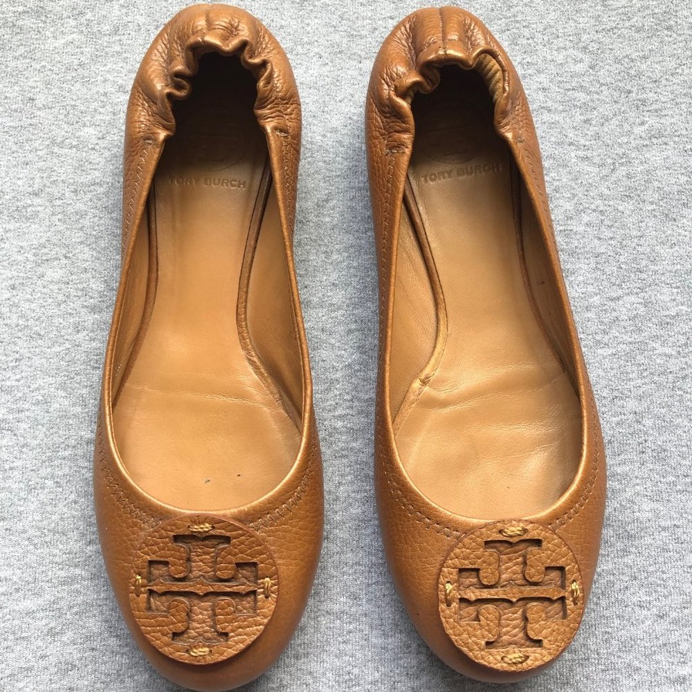 Tory Burch Ballet Flats in Tan Women's Size 8